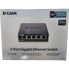 Hsc Bilişim D-Lınk DGS-105/E 5 Port 10/100/1000 Gigabit Switch Metal Kasa