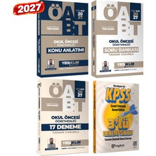 Yediiklim Yayınları 2027 Meb Ags Öabt Okul Öncesi Öğretmenliği Konu Anlatımı-Çözümlü Soru Bankası-Deneme(Güncel Baskı)