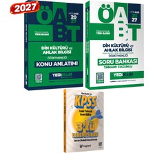 Yediiklim Yayınları 2027 Meb Ags Öabt Din Kültürü Öğretmenliği Konu Anlatımı-Çözümlü Soru Bankası Seti(Güncel Baskı)