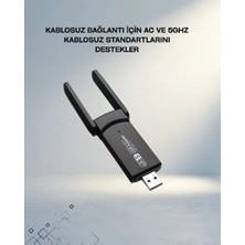Hsc Bilişim Çift Bant Adaptör 1200 Mbps USB 3.0 Bağlantı