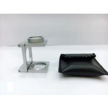 Pileli Store 1 cm Full Çelikkaplı Full Çelik Kaplı Katlamalı Büyüteç TH-9008A