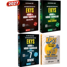 Pegem Akademi Yayıncılık 2027 Ekys Meb Müdür ve Müdür Yardımcılığı Konu Anlatımı-Çözümlü Soru Bankası-Çözümlü 7 Deneme