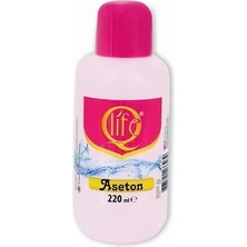 Qlife  Pembe Aseton Oje Çıkarıcı 220 ml