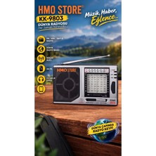 HMO Store Dünya Radyosu | Güçlü Alıcı, 10 Band Fm/mw/sw, Pilli Taşınabilir Nostaljik Müzik Keyfi Kesintisiz Müzik ve Haber Deneyimi