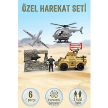 Farbu Oyuncak Kutulu Askerli Savaş Seti Zırhlı Araç ve Helikopterli Strateji ve Macera Dolu Oyuncak Seti