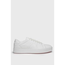 Lufian Zeus Erkek Deri Sneaker Ayakkabı Beyaz