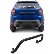 Omac Dacia Duster Adblue 2018-2024 Uyumlu Araca Özel Pars Arka Koruma 60MM Siyah