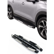 Omac Ford Ranger 2011-2022 Uyumlu Araca Özel Amazon Yan Basamak 76MM Krom