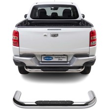 Omac Mitsubishi L200 2015-2019 Uyumlu Araca Özel Arka Koruma Ø76mm Krom