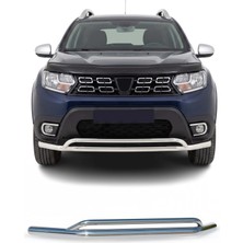 Omac Dacia Duster 2018-2024 Uyumlu Araca Özel Vegas Ön Alt Koruma Krom