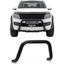 Omac Volkswagen Amarok 2010-2021 Uyumlu Araca Özel Pars Ön Koruma 76MM Siyah