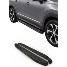 Omac Skoda Yeti 2010-2026 Uyumlu Araca Özel Blackline Yan Basamak Siyah