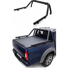 Omac Nissan Navara 2016-2026 Uyumlu Araca Özel Kobra Ø60MM Rollbar Siyah