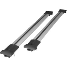 NYF Dacia Duster 2014-2018 Klasik Ara Atkı (Cross Bars) Gri (83-86 cm)