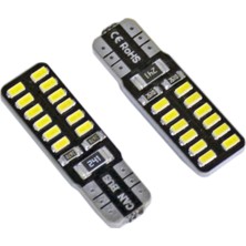 Carub 12V T10 Ampul 24 Led SMD Fiber Beyaz BR0405535