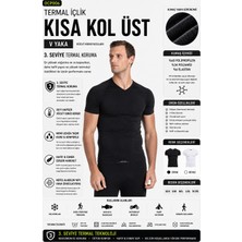 Oıl Company Termal Içlik Üst Kısakol V Yaka Unisex Pp Seamless Iı. Seviye OCP007