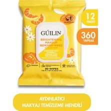 Guilin Young Aydınlatıcı Makyaj Temizleme Mendili 30'lu x 12 Paket | C Vitamini, Ferulik Asit & Niasinamid | Tüm Cilt Tipleri Için