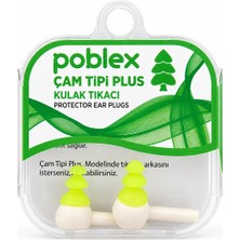 Poblex Çam Tipi Plus Small Silikon Kulak Tıkacı 1 Çift