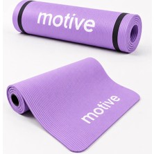 Motive 10 mm Premium Yoga ve Pilates Matı Mor - Taşıma Askılı 183x61 cm Konforlu Egzersiz Minderi