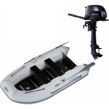 Admiral 270CM Katlanır Ahşap Tabanlı Bot + Tohatsu Mfs6 Ds Deniz Motoru