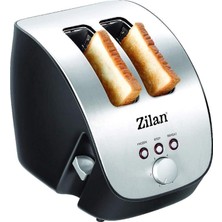 Happy Trend Paslanmaz Çelik Ekmek Kızartma Makinesi, 1000 W, Ekmek Kızartma Makinesi Için 2 Büyük Gözlü, Buz Çözme, Isıtma ve Silme Fonksiyonlarına Sahip 6 Kademeli Kızartma