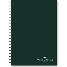 Faber-Castell Pp Kapak,koyu Renkler Defter, 80 Yaprak, KARELI,400 Mikron,70 gr Kağıt,siyah Spiral,1 Adt Karma Renk Gönderilir
