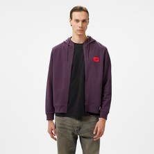Hugo Daple 212 Erkek Mor Hoodie