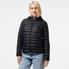 Tommy Hilfiger Kadın Siyah Mont