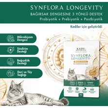 Kahu Naturals Synflora Longevity Kediler Için Probiyotik, Prebiyotik ve Postbiyotik, 30 Saşe