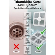 Ciyu Ticaret Kendinden Yapışkanlı Banyo Gider Filtresi 20'li Paket Kir Kötü Koku Son