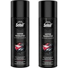 Selsil Motor Temizleme Spreyi 2 x 500 ml Derinlemesine Temizlik Araç Bakım Ürünü
