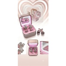 Heartz Bt-03 Küpe Görünümlü Bluetooth Kulaklık – Open Ear Clip, Aynalı LED Kutulu