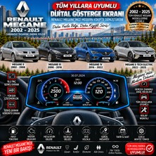 Bowie Renault Megane 2002-2025 uyumlu digital gösterge Odb ekran arıza göstergesi turbo gösterge hayalet ekran
