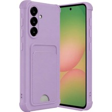 Morado Se siente Perfecto Samsung Galaxy A17 5g Kelvin Kartvizitli Silikon - Lila