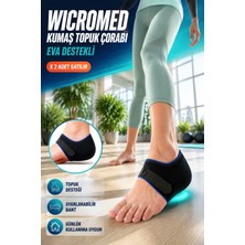 Wicromed Topuk Çorabı Eva Destekli Topuk Dikeni Standart Topukluk Tabanlık