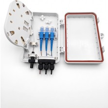 Nets Shop Nets DNE-FTTH-TB06  6 Core Ftth Terminal Box - Plastik Fiber Dağıtım Kutusu