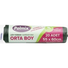 İpeknur Polmix Çöp Poşeti Orta Boy 55X60 cm