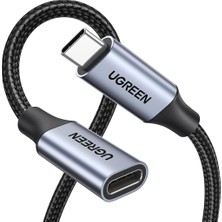 Ugreen Gen2 100W Thunderbolt 3 Type-C To Type-C Örgülü Uzatma Kablosu 1 Metre - Outlet