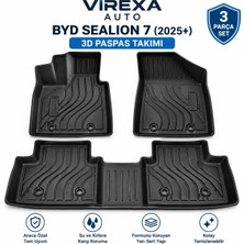 Trend B.y.d Byd Sealion 7 (2025+) 3D Tpe Paspas Takımı  | Araca Özel Tam Uyumlu Su Geçirmez Premium Koruma