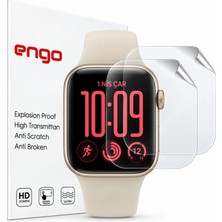 Engo Apple Watch Se 3 44MM Tpu Ekran Koruyucu 2’li Şeffaf Film