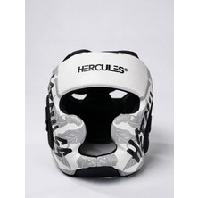 Hercules Fight Gear Kafa Koruyucu - Beyaz Çiçek Desenli - Boks, Mma, Kickboks