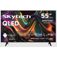 Skytech Q55ST1405 4K Ultra Hd 55" 140 Ekran Uydu Alıcılı Whaleos QLED Tv