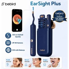 Bebird EarSight Plus HD Kameralı Akıllı Görsel Kulak Temizleme Cihazı- Mavi
