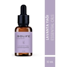 Solife Aromaterapi Lavanta Yağı Uçucu Buhurdanlık Vücud Bakım Yağı 10 Ml