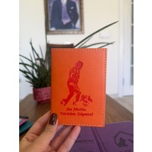 Efe Deri Atatürk Baskılı Oto Ruhsat Kılıfı Deri Araç Ruhsat Koruyucu Ruhsatlık