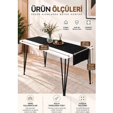 Bambeds Mobilya 60X90 Beyaz Masa Balkon Masası Ders Calısma Masası