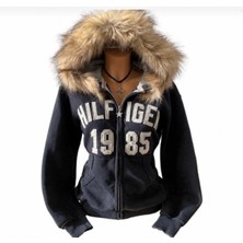 Moonstyle Collection Y2K Street Kürk Detaylı Vintage Hırka
