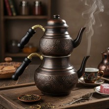 Yardımcı Bakır Bakır Tuğra Çaydanlık