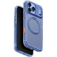 TeknoKapsül Uniq Apple iPhone 18 Pro Max Swivix Rotating Kickstand Kapak - Açık Mavi