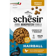 Schesir Monoprotein Tüy Yumağı Kontrolü Tavuklu Yetişkin Kedi Maması 1,5 kg
